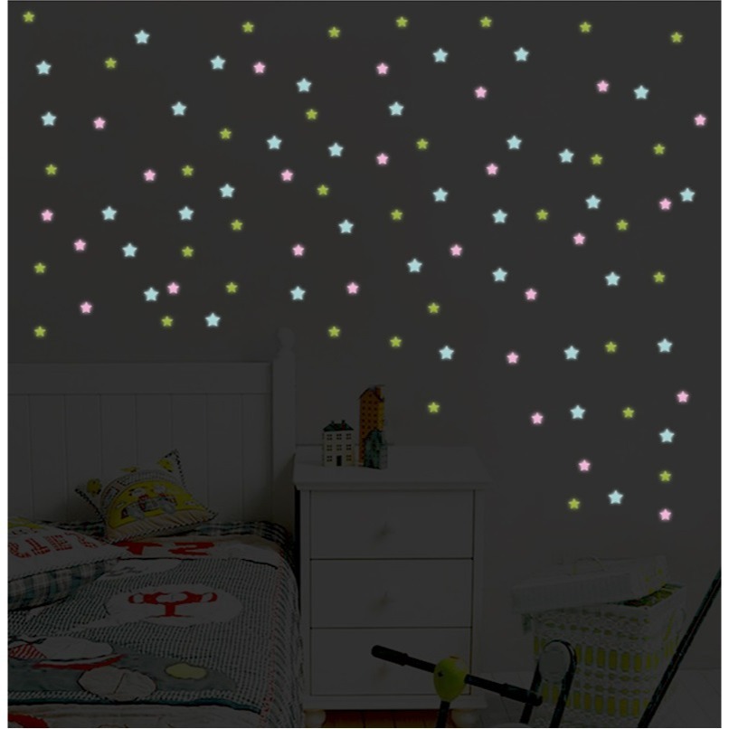 滿天星星夜光貼佈置(100片)-細節圖2