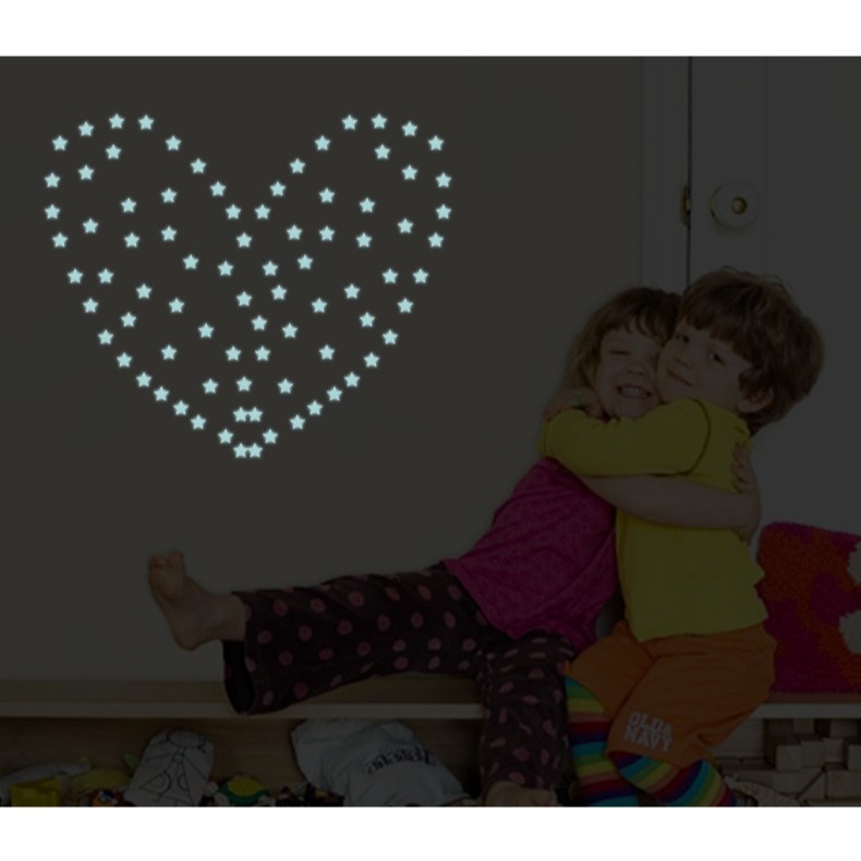 滿天星星夜光貼佈置(100片)-細節圖3