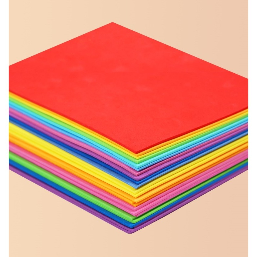 加厚彩色泡棉紙2mm A4(有/無背膠)-細節圖2