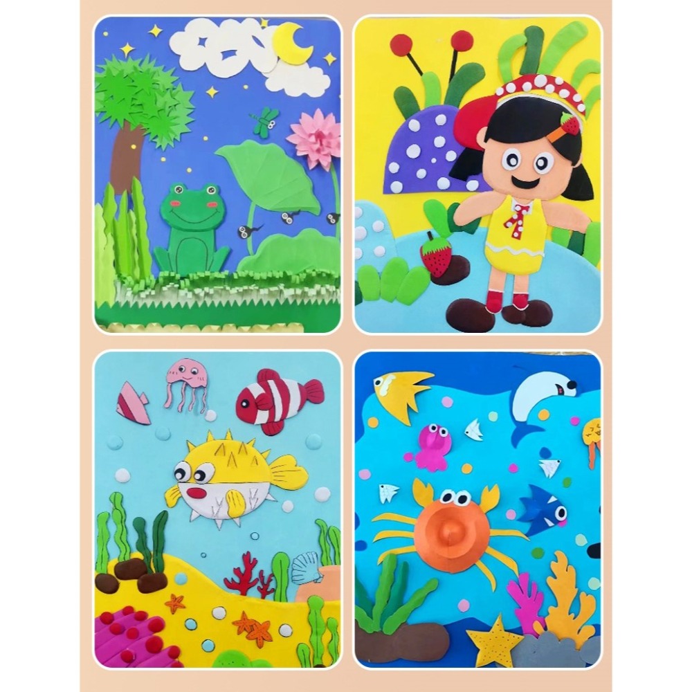 加厚彩色泡棉紙2mm A4(有/無背膠)-細節圖4