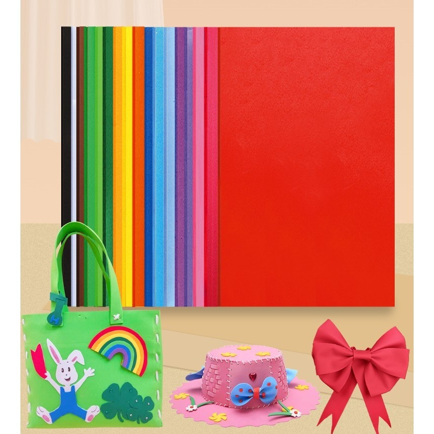 加厚彩色泡棉紙2mm A4(有/無背膠)-細節圖5