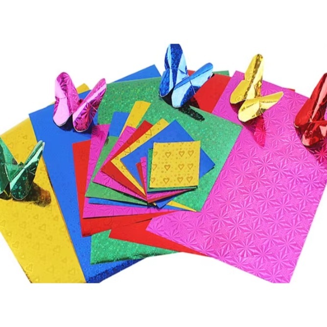 彩色雷射折紙摺紙15公分(50張)-細節圖5