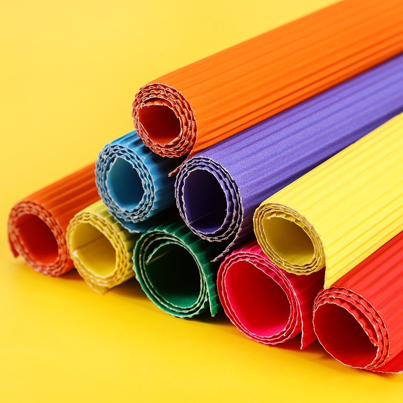 彩色瓦楞紙10色A4(無背膠)(10張)-細節圖3