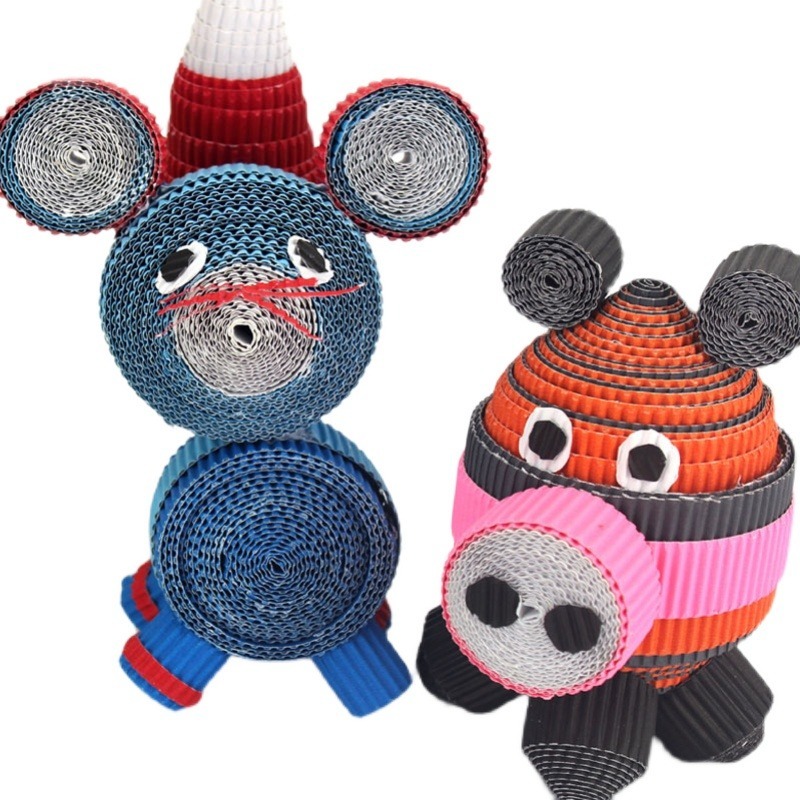 彩色瓦楞紙10色A4(無背膠)(10張)-細節圖9