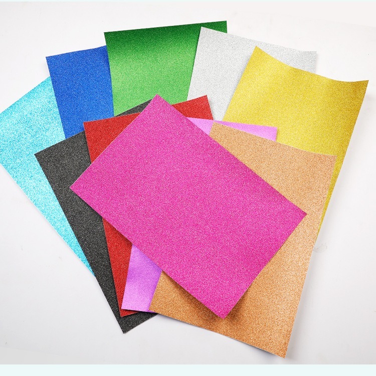 彩色金蔥亮粉紙10色A4(有/無背膠)(10張)-細節圖9