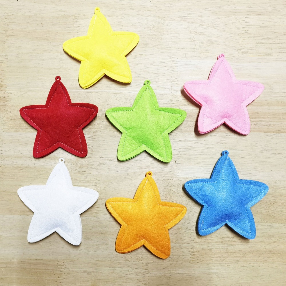 不織布太陽星星月亮彩虹空中佈置吊飾-細節圖2