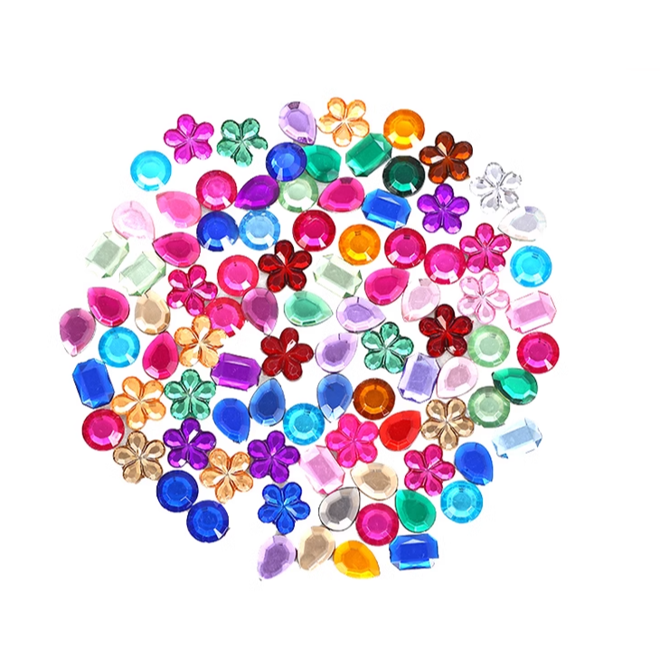 彩色鑽石裝飾造型壓克力片(無背膠)(200片)-細節圖2