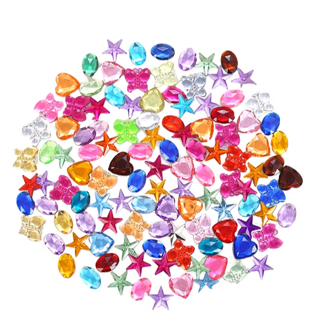 彩色鑽石裝飾造型壓克力片(無背膠)(200片)-細節圖3