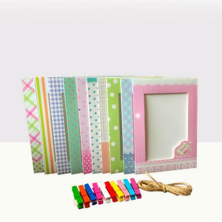 卡通可愛圖案紙相框佈置品／④ 環境佈置品-規格圖2