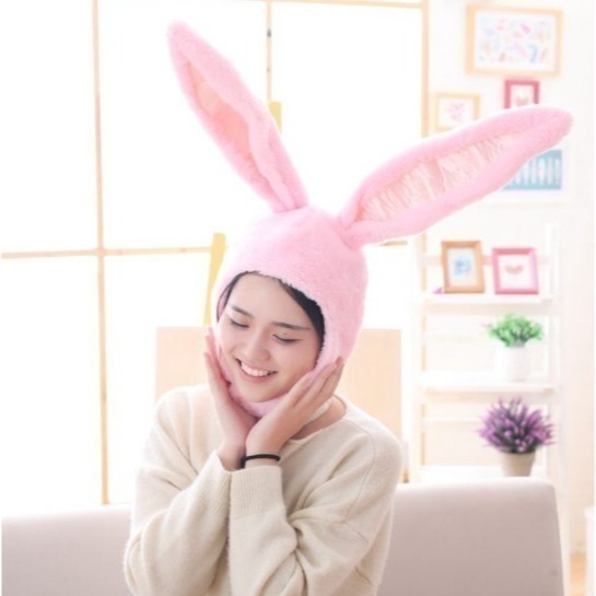 長耳朵跑跳不會掉兔子帽(復活節,中秋節)／⑤ 活動道具-規格圖1