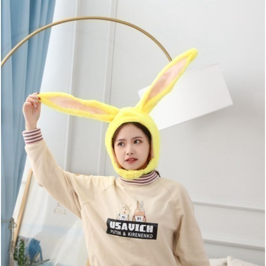長耳朵跑跳不會掉兔子帽(復活節,中秋節)／⑤ 活動道具-規格圖1
