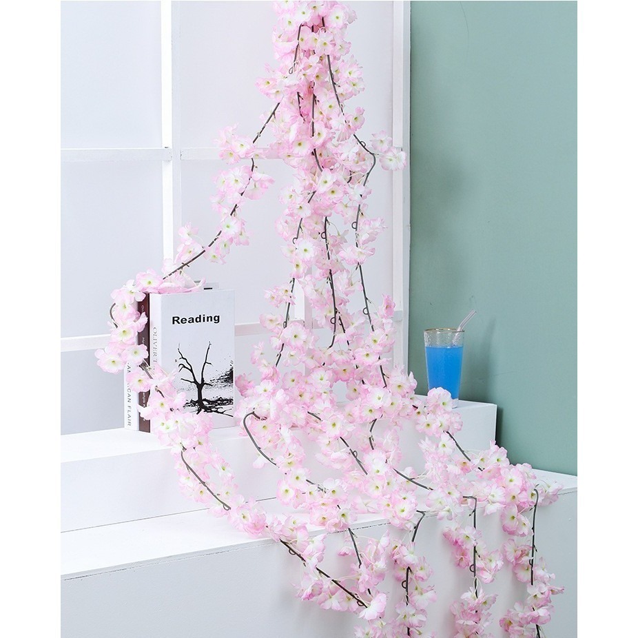 四季仿真櫻花籐條佈置品-細節圖5