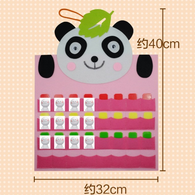 不織布32格點名佈置掛袋／④ 環境佈置品-細節圖2