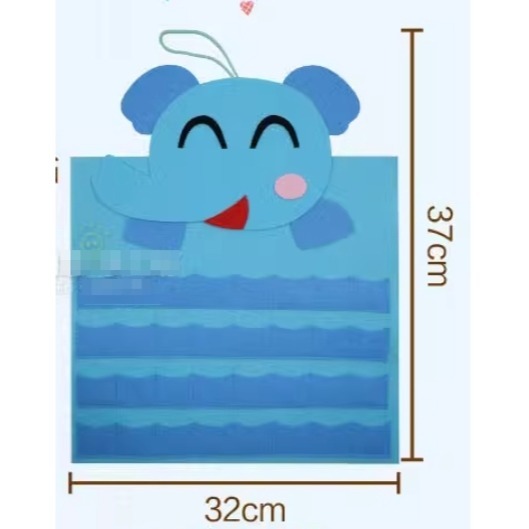 不織布32格點名佈置掛袋／④ 環境佈置品-細節圖7