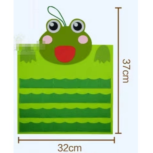 不織布32格點名佈置掛袋／④ 環境佈置品-規格圖8