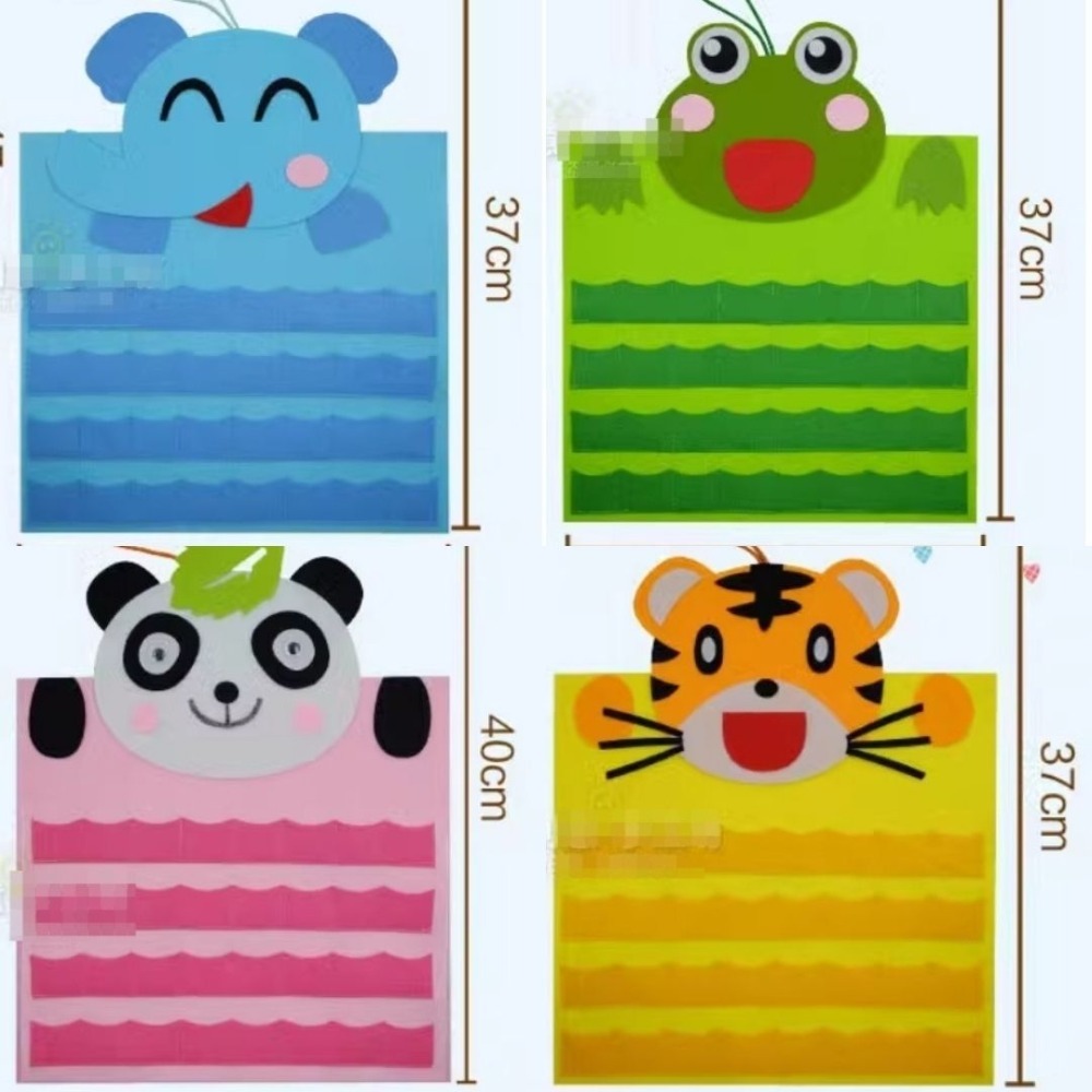 不織布32格點名佈置掛袋／④ 環境佈置品-規格圖8