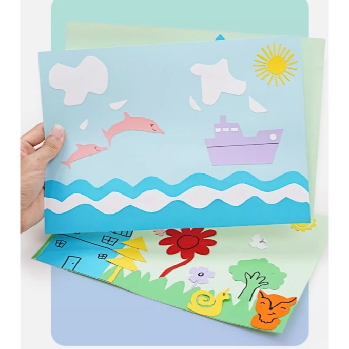 彩色雙面卡紙20色A4(無背膠(20張))-細節圖7