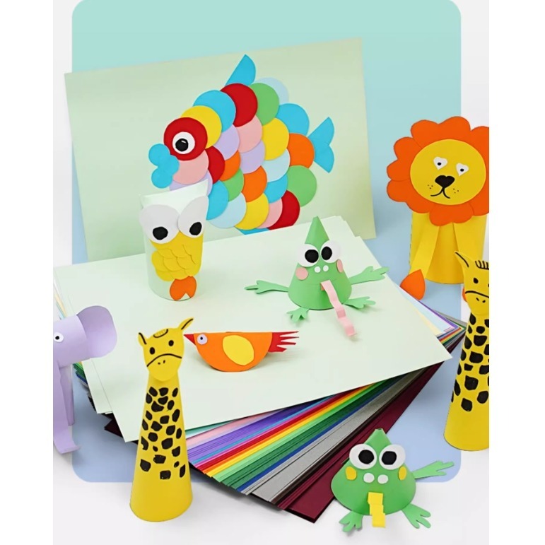 彩色雙面卡紙20色A4(無背膠(20張))-細節圖8