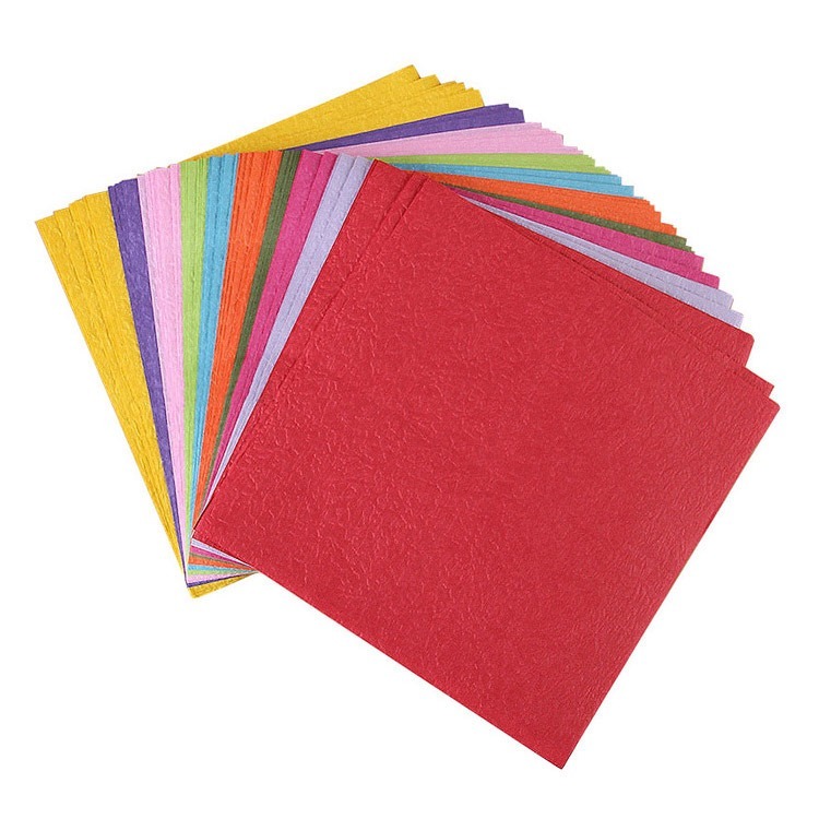 手作彩色皺紋紙壓花紙特殊紙(80張)-細節圖3