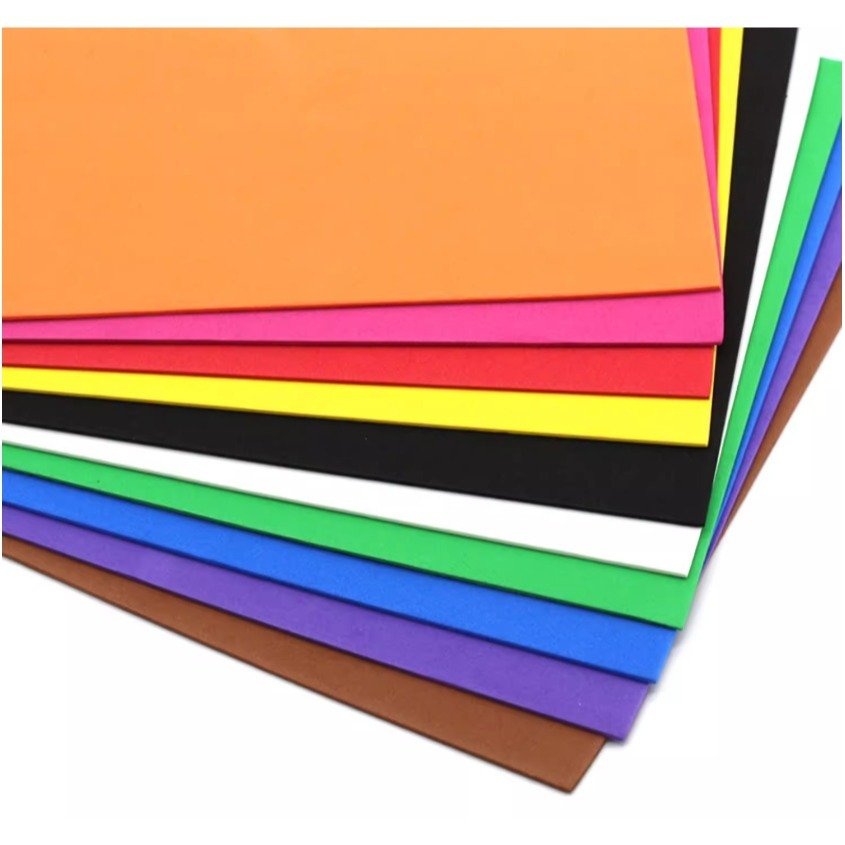 彩色泡棉紙10色1mmA4（無背膠）(10張)-細節圖2