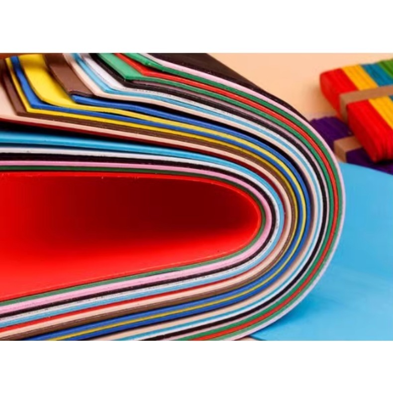 彩色泡棉紙10色1mmA4（無背膠）(10張)-細節圖3