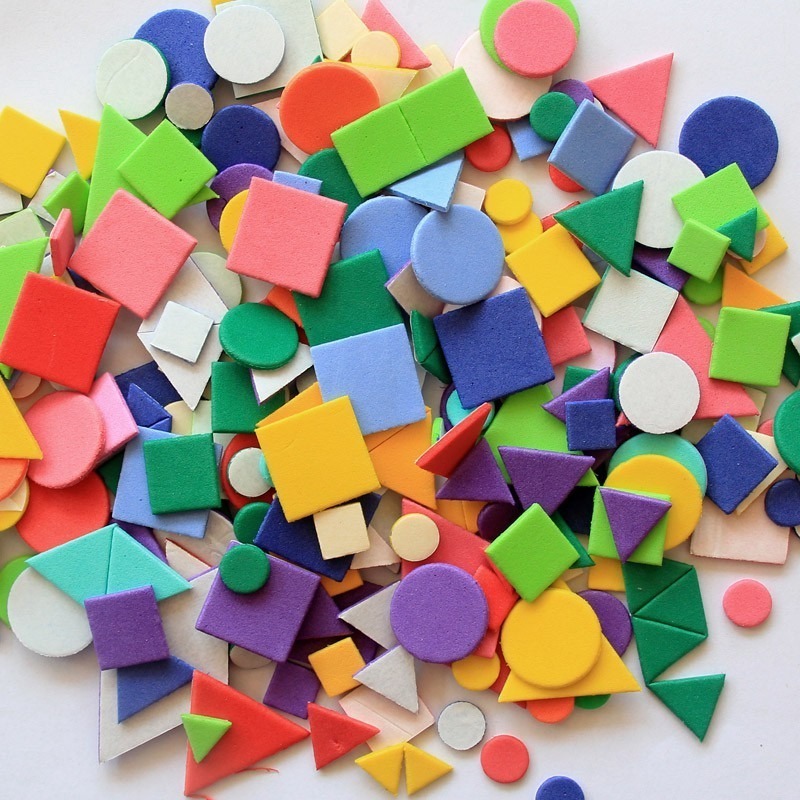 幾何圖形造型泡棉貼片(200片)-細節圖4