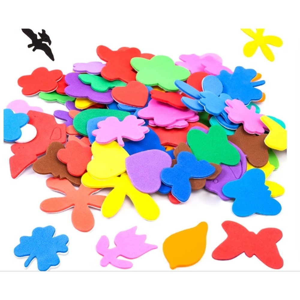 春天大花造型泡棉貼片（有背膠）(100片)-規格圖3