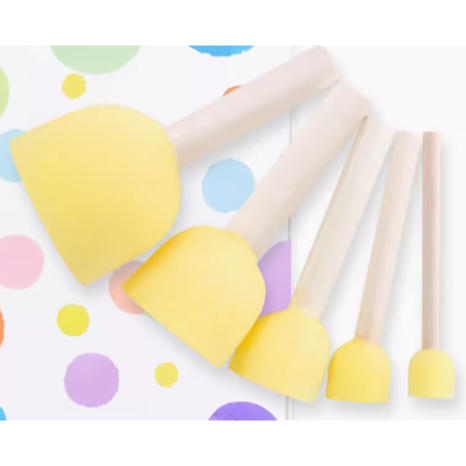 圓形繪畫海綿顏料印章棒(5支)-細節圖6