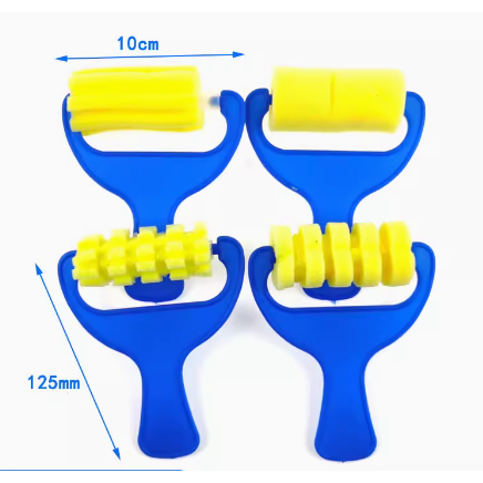 線條海綿滾筒繪畫顏料印章(4支)-細節圖4
