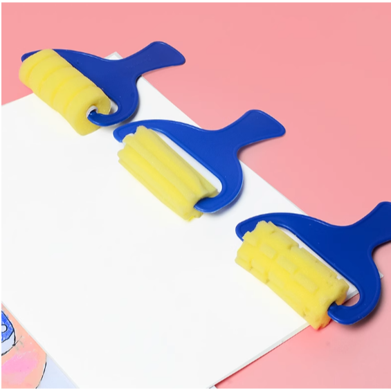 線條海綿滾筒繪畫顏料印章(4支)-細節圖6