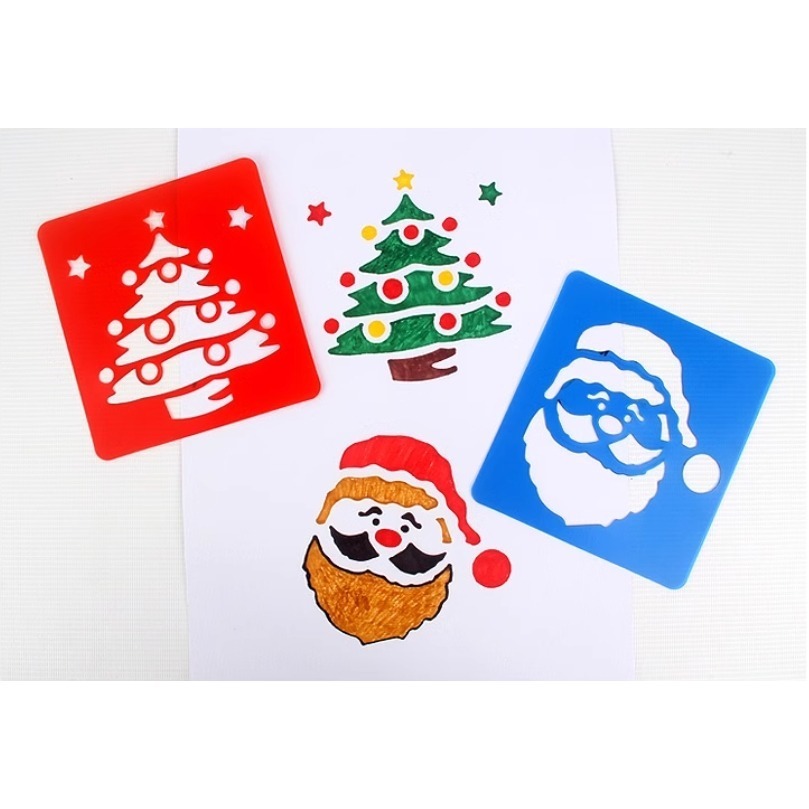 復活節鏤空繪畫彩繪模板(6片)-細節圖3