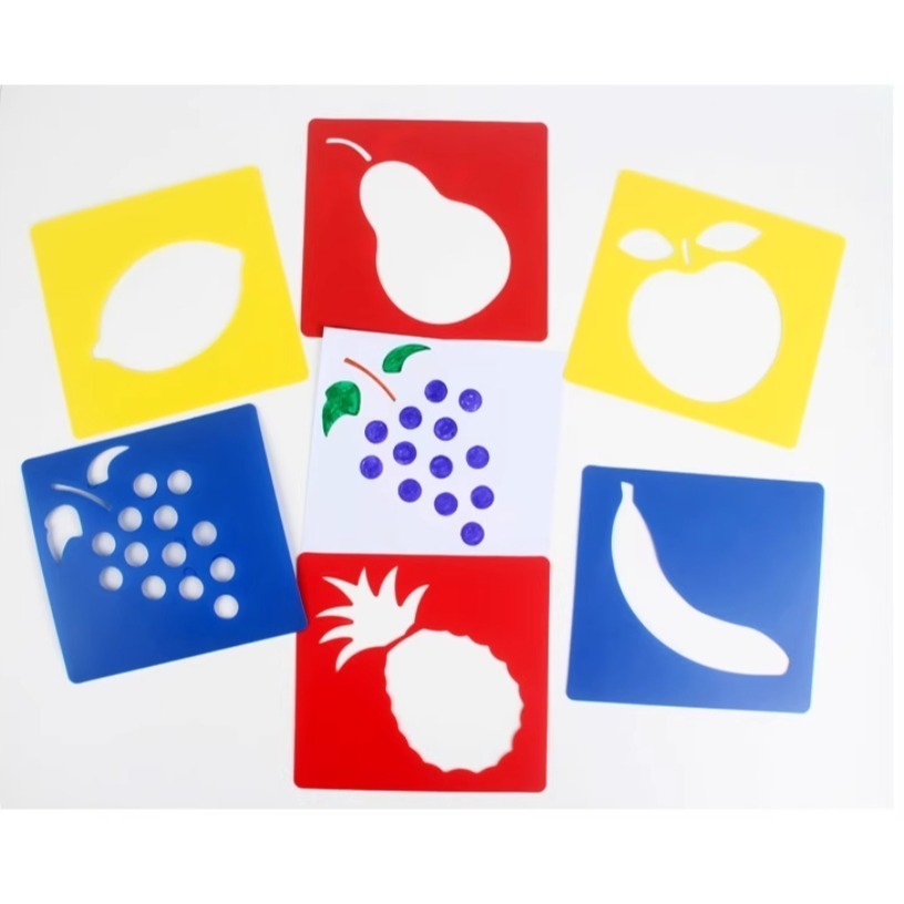 復活節鏤空繪畫彩繪模板(6片)-細節圖4