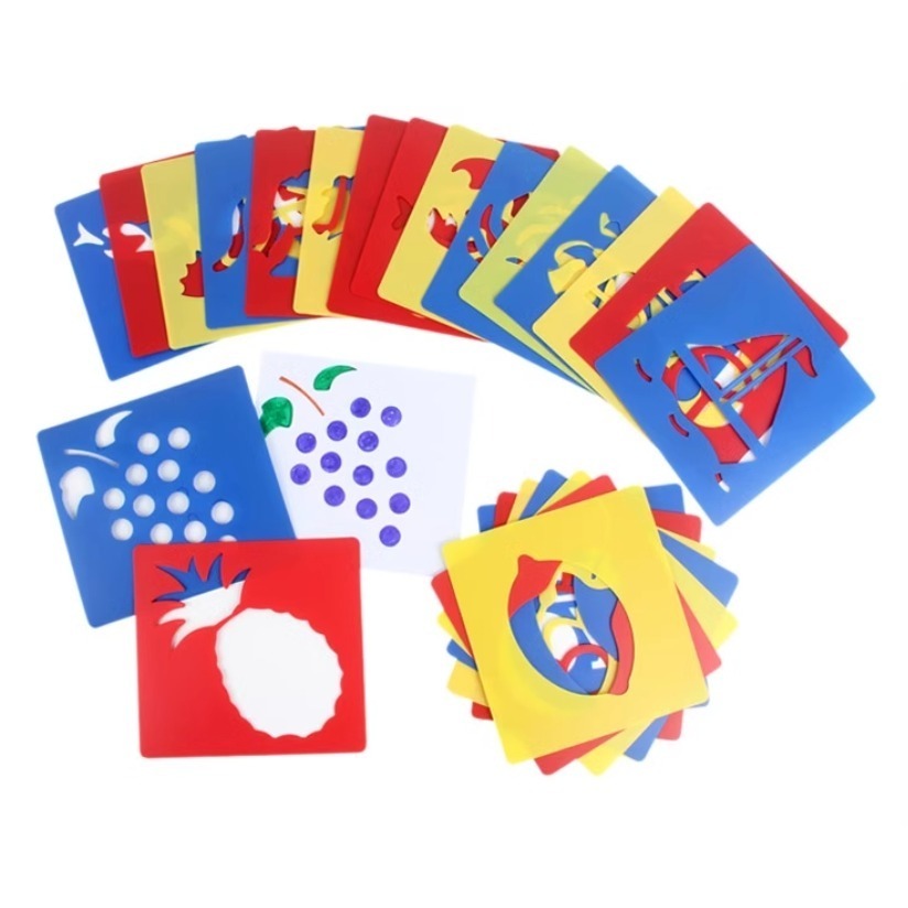 復活節鏤空繪畫彩繪模板(6片)-細節圖5