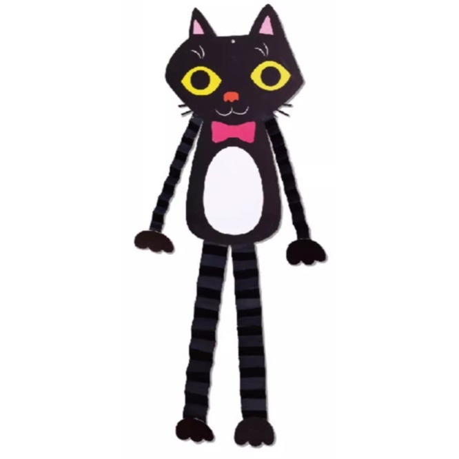 萬聖節黑貓空中吊飾-細節圖2