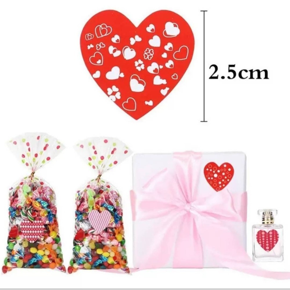 愛心系列貼紙卷(500貼)-細節圖5