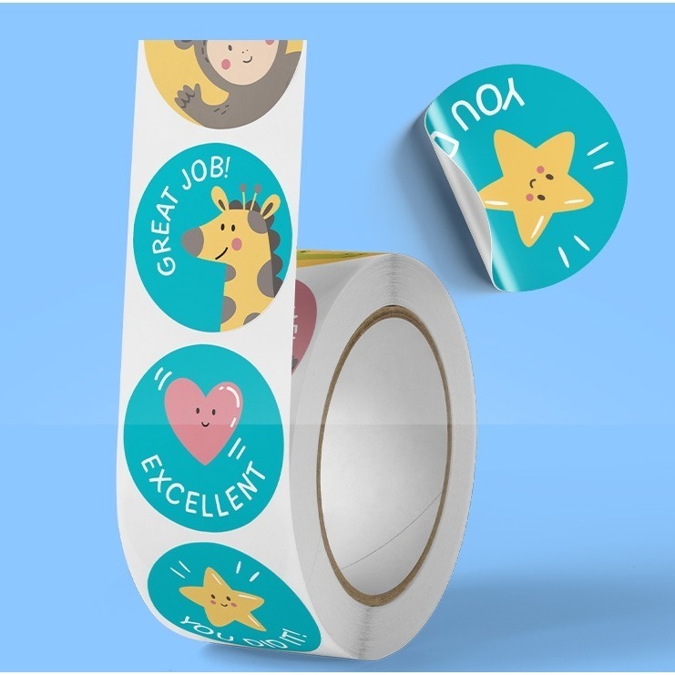 鼓勵稱讚圓形貼紙(500貼)-細節圖3