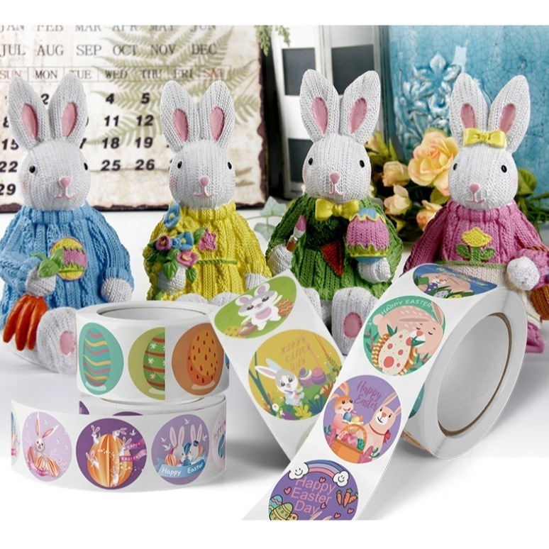 復活節圓形貼紙(500貼)-細節圖3