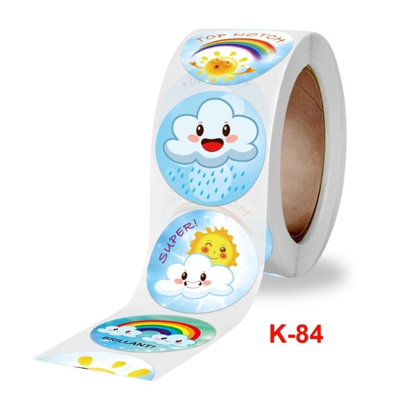 日月氣候圓形貼紙(500貼)-細節圖3