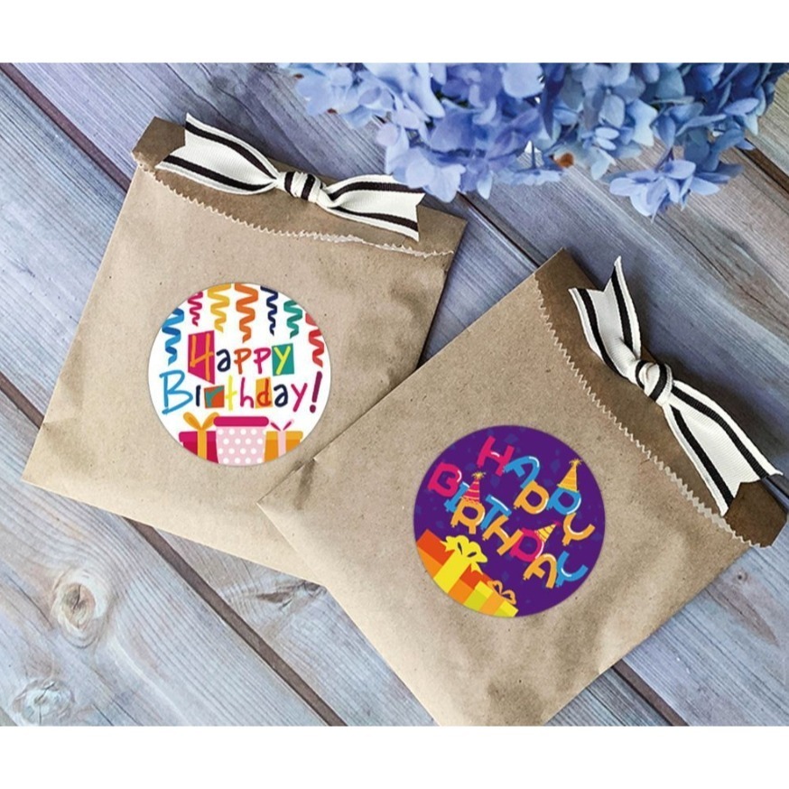 生日快樂圓形貼紙(500貼)-細節圖3