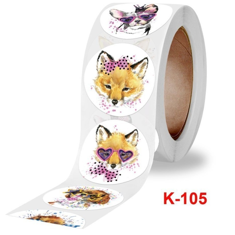 小狗小貓圓形貼紙(500貼)-細節圖4