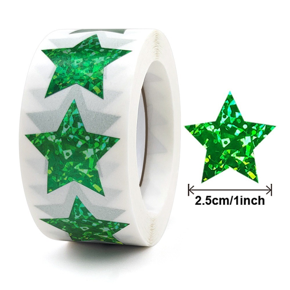 雷射星星造型貼紙(500貼)-規格圖5