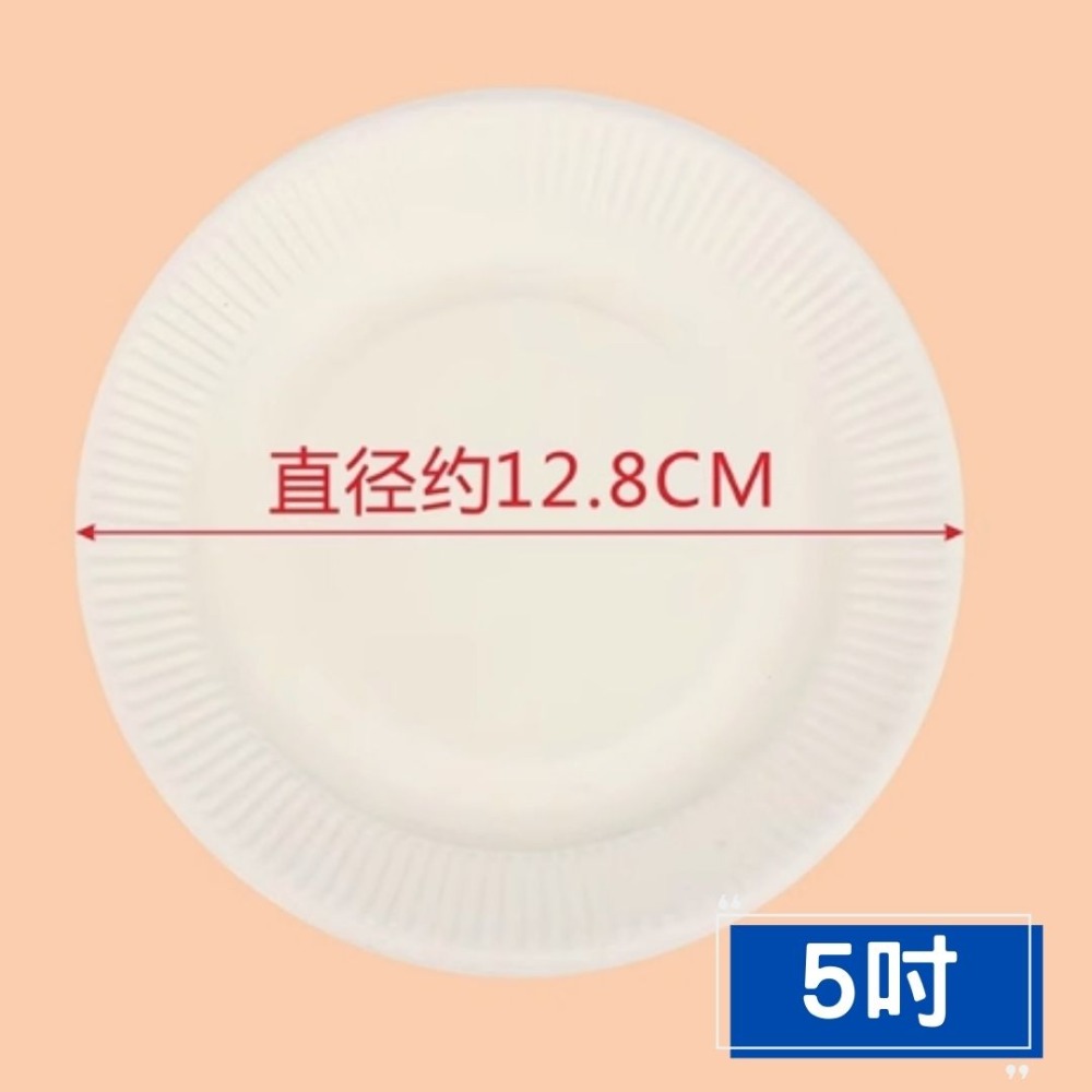 白色勞作創作用紙盤素材(10個)-規格圖7