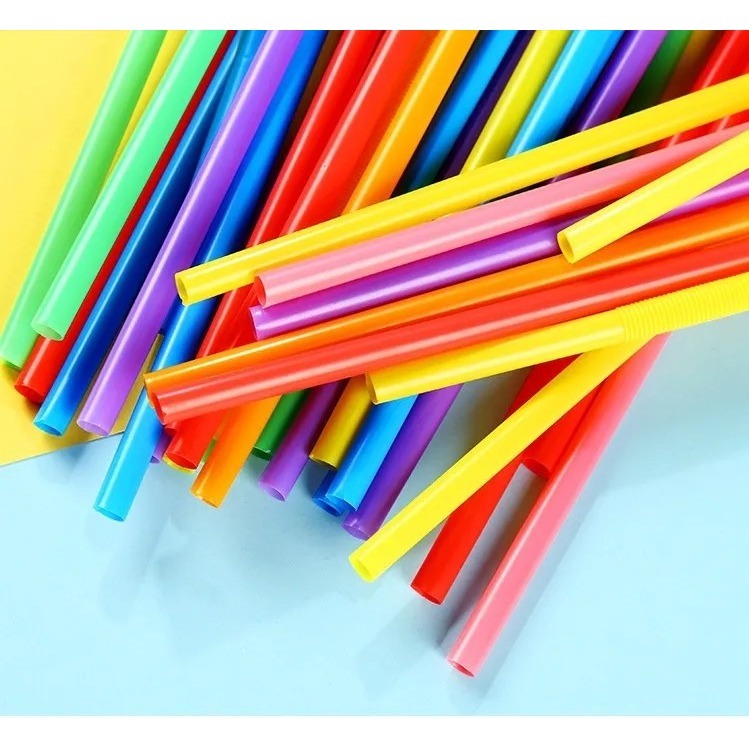 手作勞作用彩色細吸管素材(100支)-規格圖5