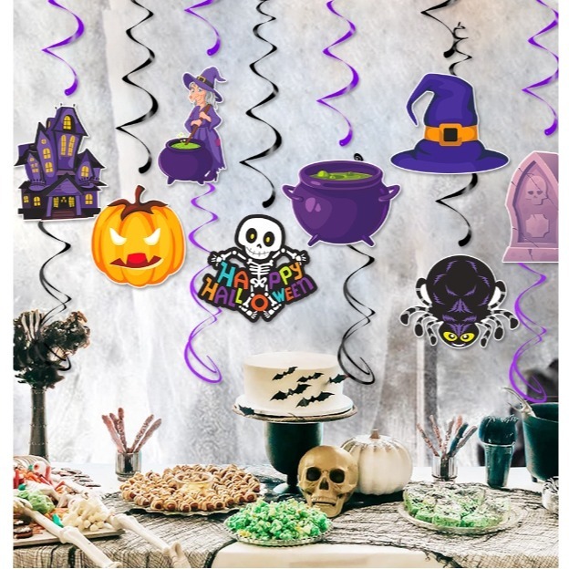 萬聖節螺旋空中吊飾組-細節圖4