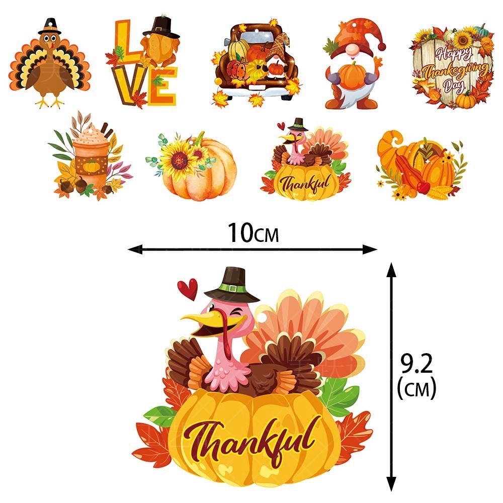 感恩節火雞主題吊飾組-細節圖2