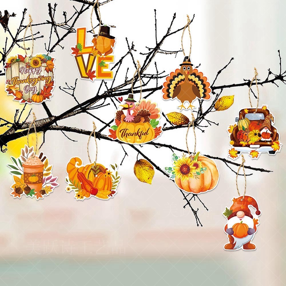 感恩節火雞主題吊飾組-細節圖3