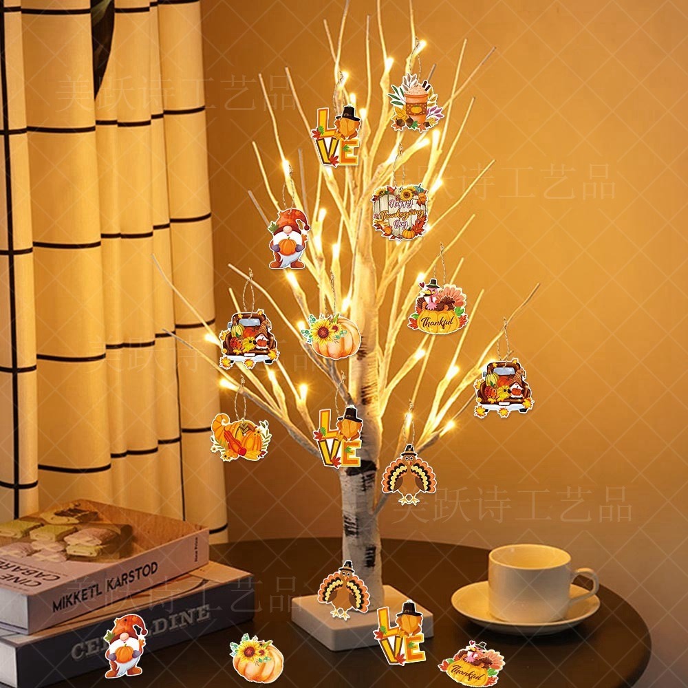 感恩節火雞主題吊飾組-細節圖4