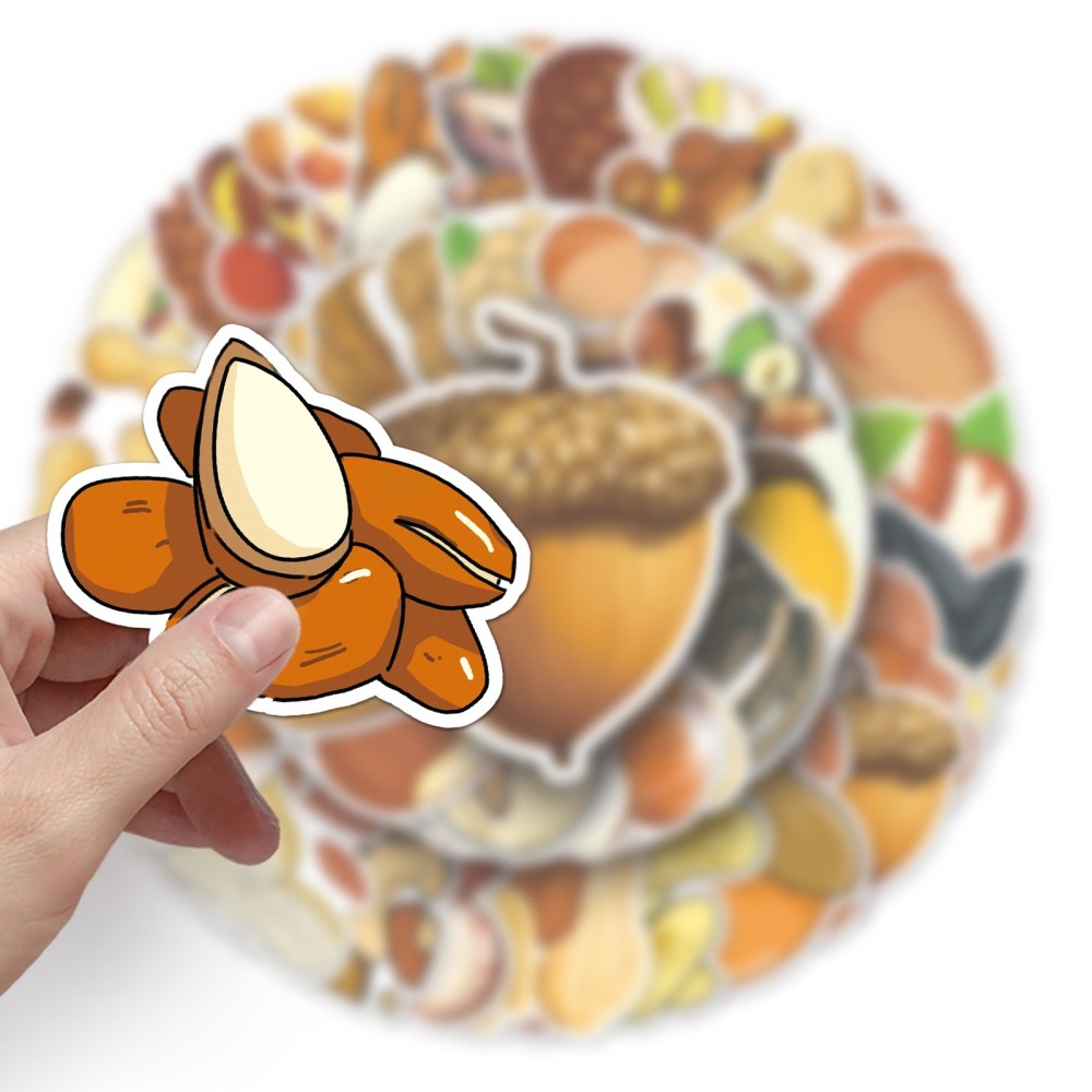 秋季感恩節堅果防水貼紙#647(50張)-細節圖6