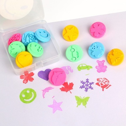 可愛繪畫塗鴉印章（12個）-細節圖3