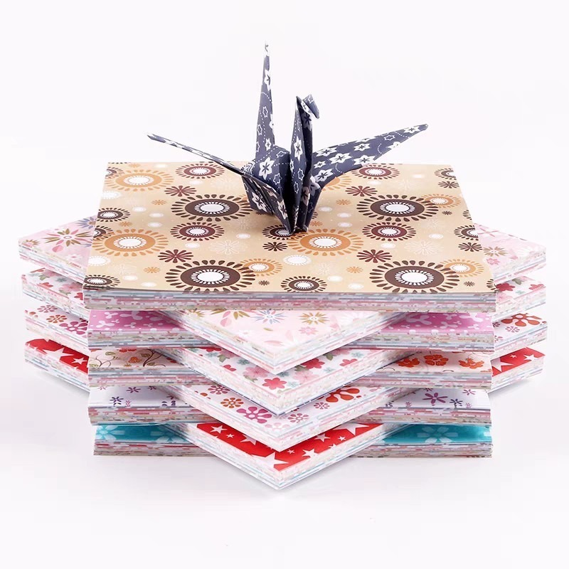 彩色花卉波點摺紙(72張)-細節圖6